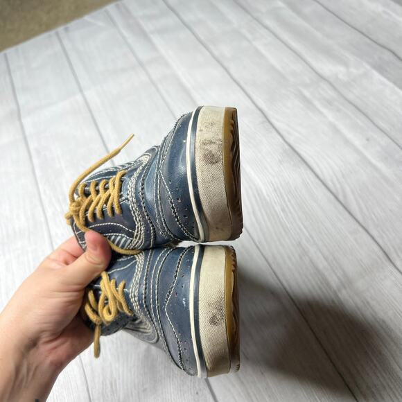 Sorel Tivoli NL 1628-007 Oxfords Navy Waterproof Duck Shoes Leather US 7 Men's - Picture 5 of 11